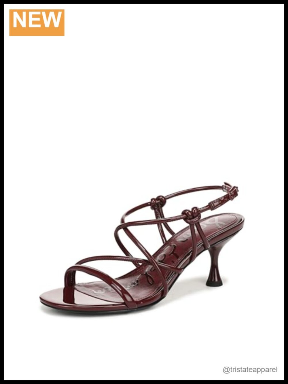 Strappy Kitten Heel Sandal PU Ankle Strap Formal Evening